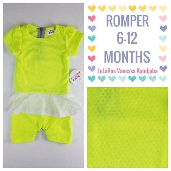 Dot Dot Smile Girl Romper 6-12 month NWT - Picture 1 of 1
